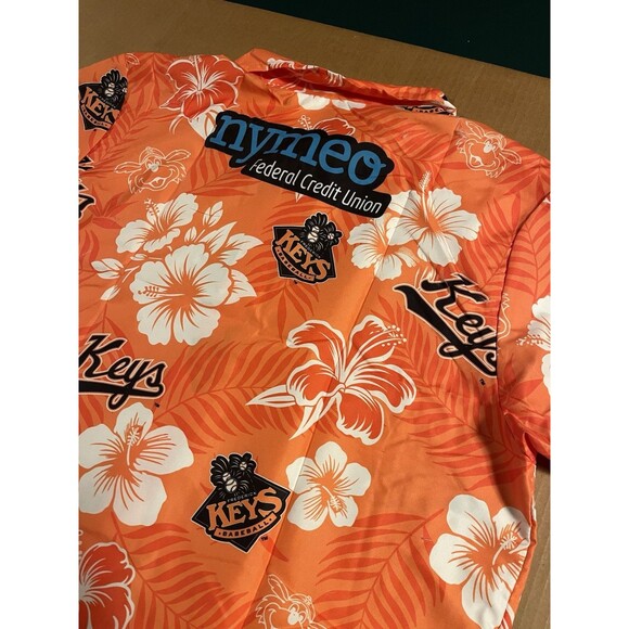 NEW Frederick Keys Baltimore Orioles Minor League Baseball Hawaiian Shirt XL - Picture 5 of 7